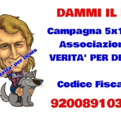 “Dammi il 5!” – Campagna 5X1000 Associazione Verità per Denis.